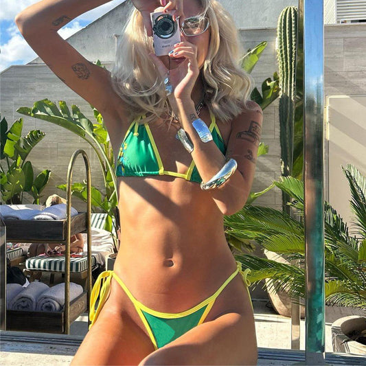 Classic triangle bikini set - simple elegant design