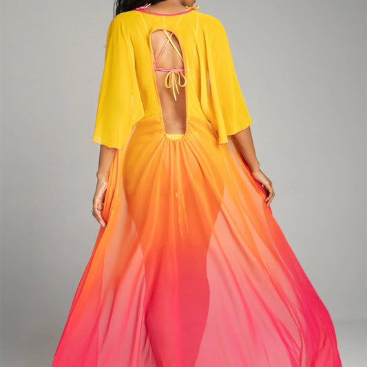 mage 2: Gradient tie-side bikini - adjustable ties detail