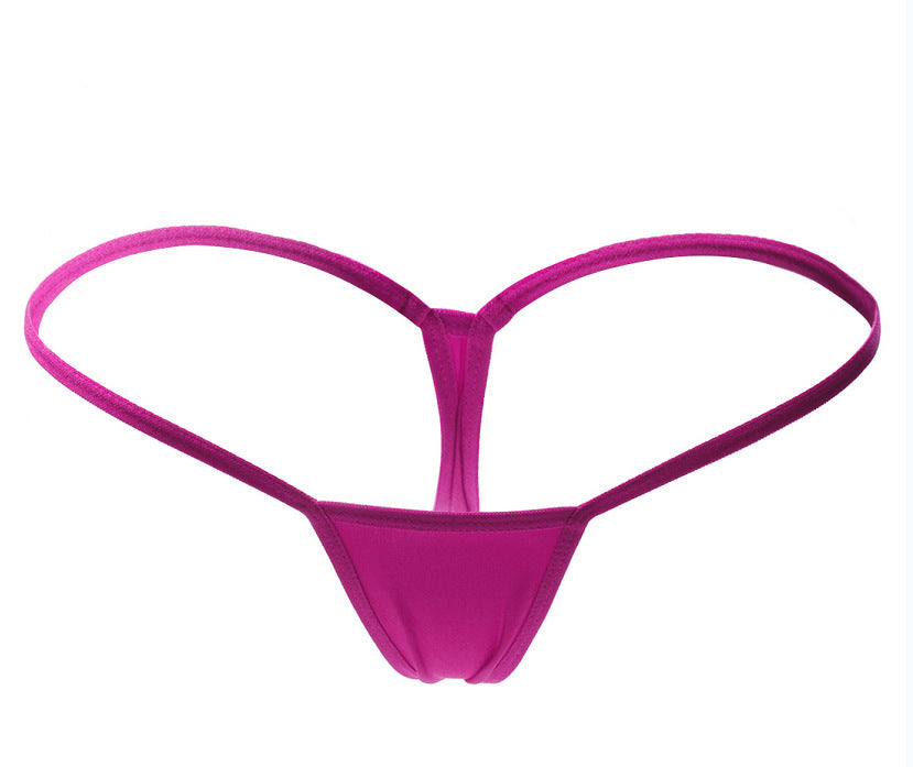 Barely String low-rise thong - front view minimal coverage